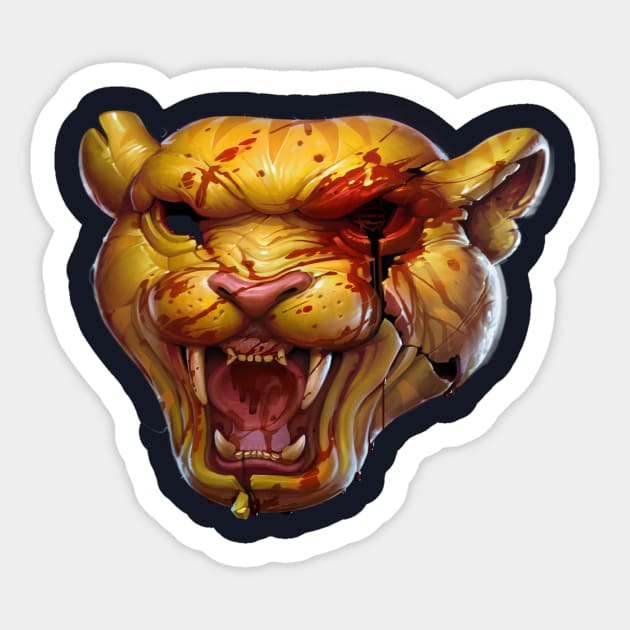 Tony Mask Sticker by MmX